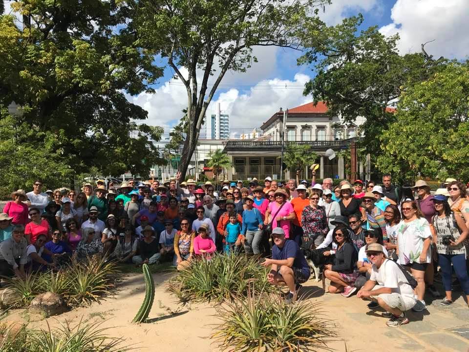 foto grupo caminhada domingueira