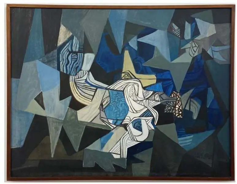 Primeiro ano da Galeria Marco Zero celebrado com mostra sobre Burle Marx 6 RobertoBurleMarx Composicao 1974.jpg
