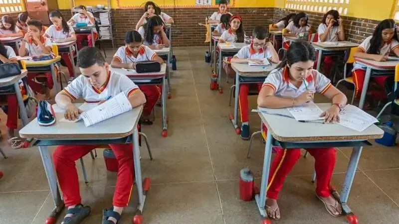 alunos da escola alzira maria de araujo nota 10 no ideb em pires ferreira ce.jpg