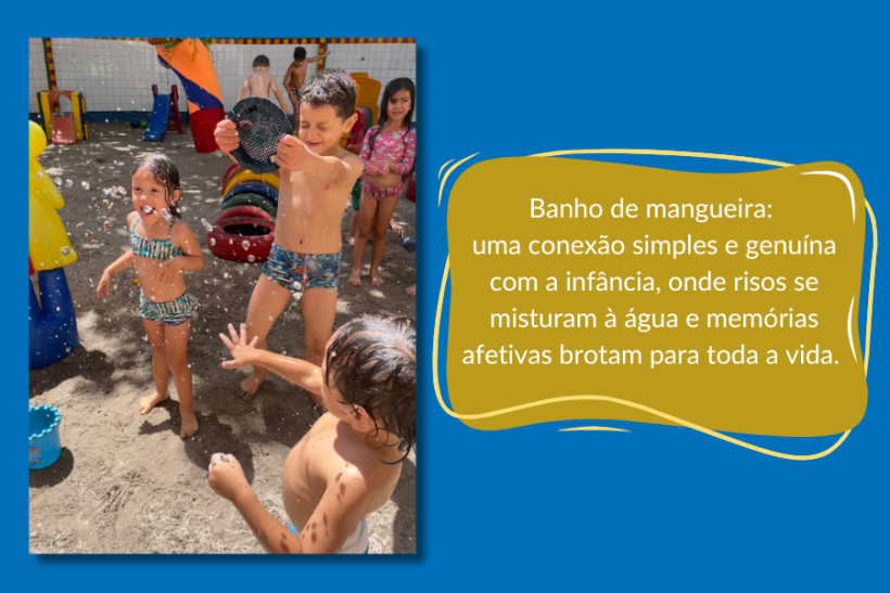 banho de mangueira