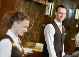 Recepcionista foto Bigstock