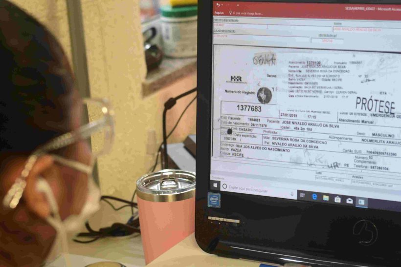 Digitalizacao documento protese