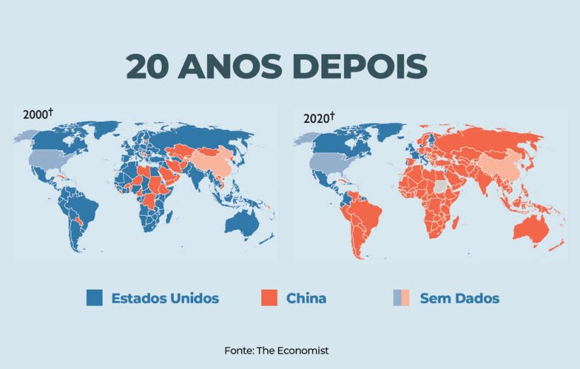 mapa china comercio