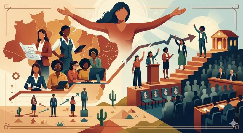 Sudene lança painel que expõe desigualdades de gênero no trabalho e na política no Nordeste 9 Gemini Generated Image mulheres desigualdade
