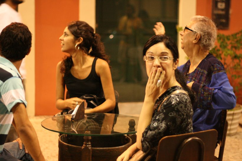 10 Luci Alcantara e Jomard Muniz de Britto making of JMB O FAMIGERADO