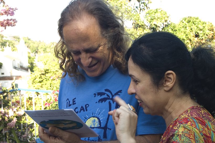 3 Luci Alcantara e Alceu Valenca making of O MELHOR DOCUMENTARIO DO MUNDO