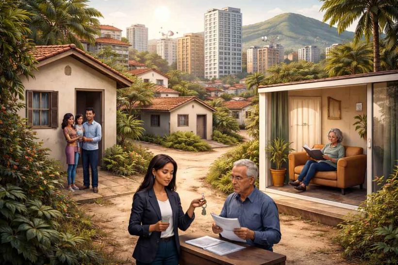 moradia menos pessoas