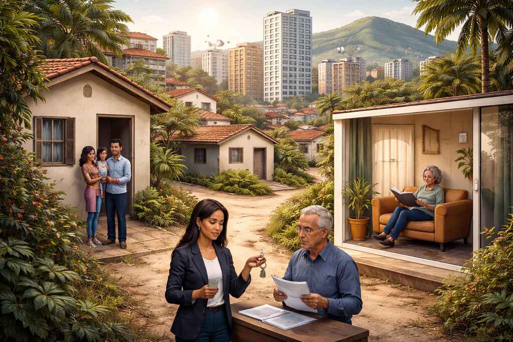 moradia menos pessoas