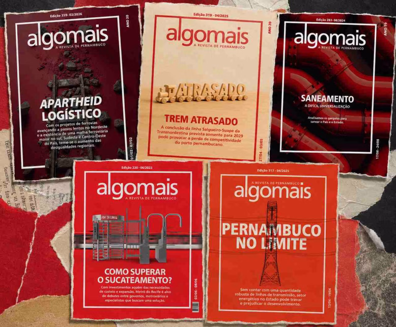 Algomais 20 anos: Os desafios para desenvolver a infraestrutura de Pernambuco 11 capas 2