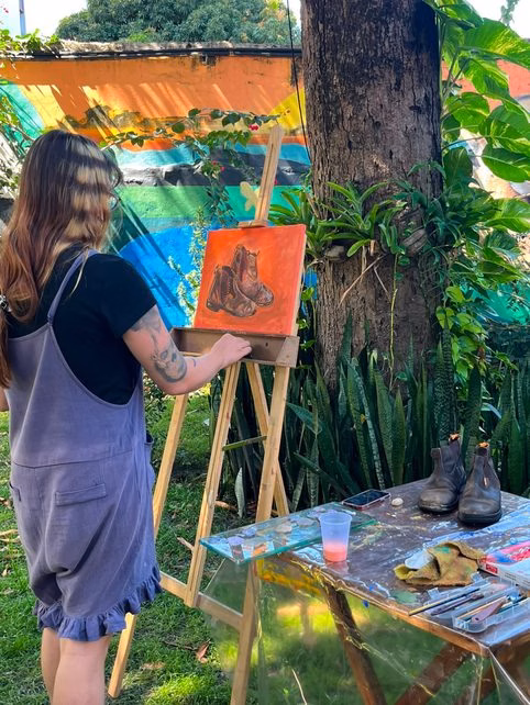 Atelier Livre de Arte Ploeg realiza ações artísticas e culturais abertas ao público na Rua da Imperatriz 1 Registro de aula do Atelier Livre de Arte Ploeg Divulgacao 6
