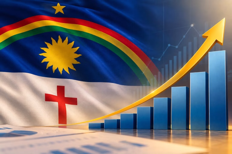 1. Crescimento Economico com Bandeira Colorida Easy Resize.com