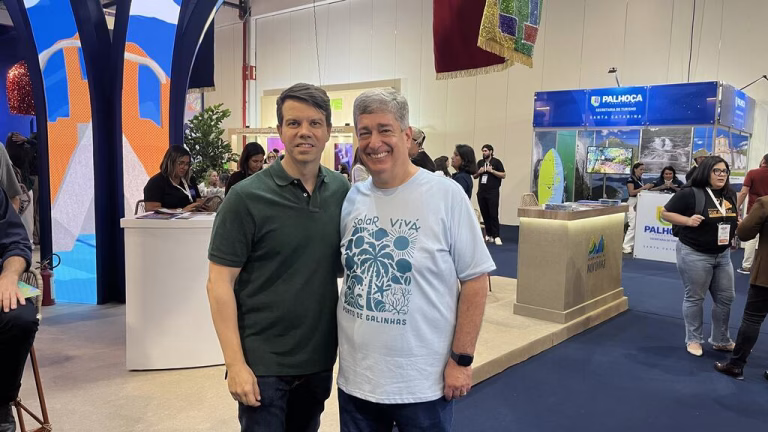 Eduardo Tiburtius Presidente do Porto de Galinhas CVB e Otaviano Maroja presidente da AHPG foto Ana Accioly